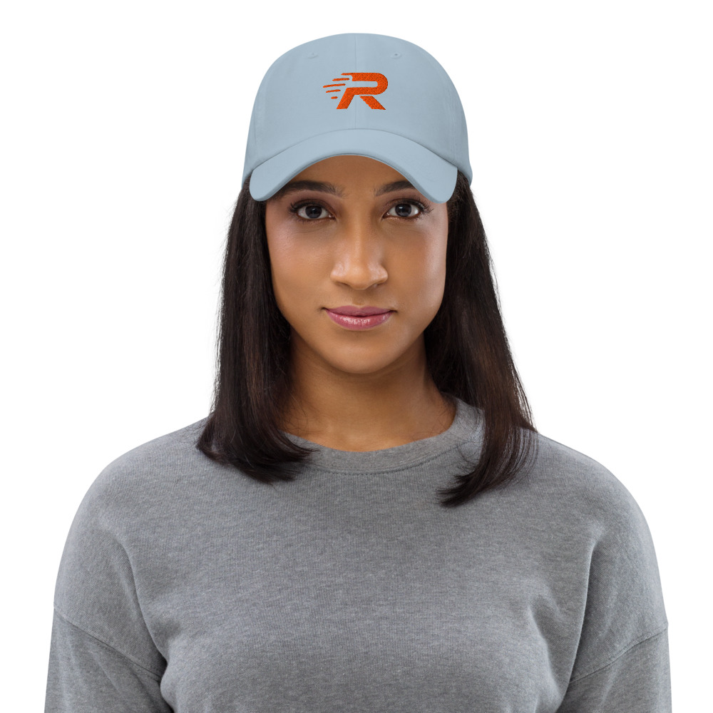 Casquette Dad Hat R brodé orange
